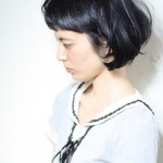 黒髪ミニマムボブ