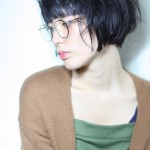 くせ毛風ニュアンスパーマボブ yoshida