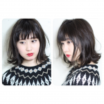 外ハネグレージュbob