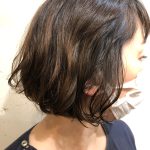 2022ミニボブパーマ